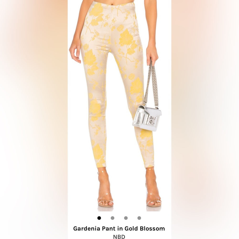 Gardenia Pant in gold blossom